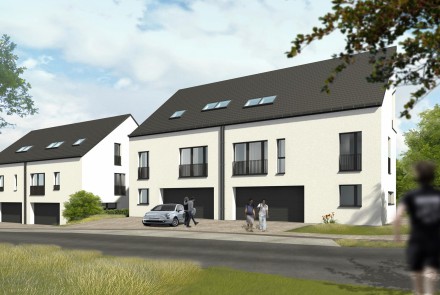 Bettange-sur-Mess : 8 nouvelles constructions de Maisons jumelées