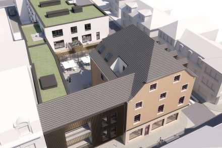 Wasserbillig-Centre : Résidences à Appartements, Bureaux et Commerces